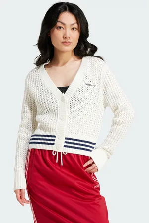 adidas Womens Knit Cardigan - - Size X-Large