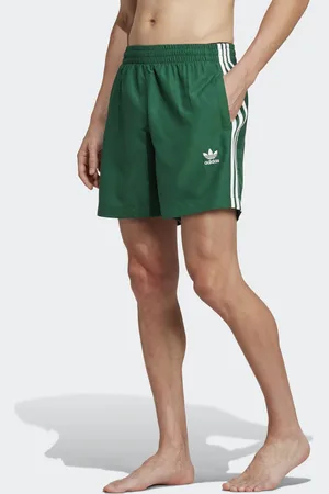 adidas Mens Adicolor 3-Stripes Swim Shorts - Recycled Material - Size Small