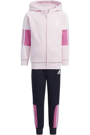 adidas Kids Unisex 3-Stripes Track Suit - Cotton - Size 18-24M