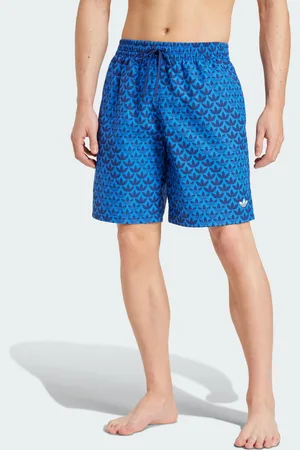 adidas Mens Monogram Swim Shorts - Recycled Material - Size Small