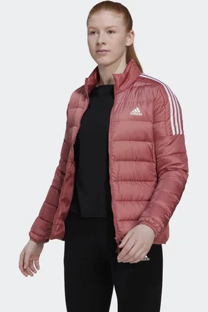 adidas Womens Essentials Down Jacket - recycled_material - Size Large