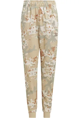 adidas Kids Unisex Camo Pants - recycled_material - Size 11-12Y