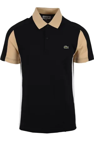 Lacoste Mens Colour Block Polo Crocodile - Size Medium
