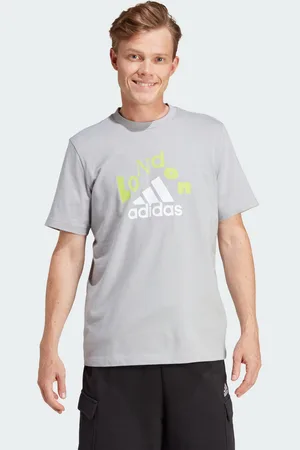 adidas Mens Graphic Tee - Cotton - Size Large