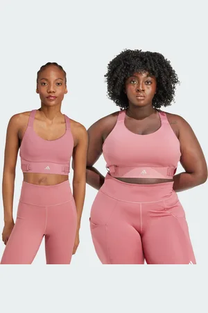 adidas Womens FastImpact Luxe Run High-Support Bra - Recycled Material - Size S (A-B)