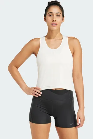 adidas Womens Power Reversible 3-Stripes Tight Fit Tank Top - Recycled Material - Size X-Small