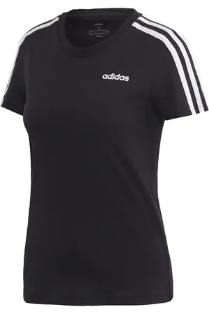 adidas Womens Essentials 3-Stripes Tee - Cotton - Size Small