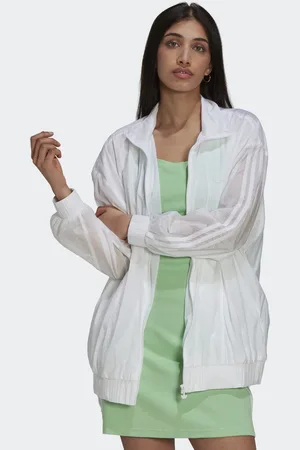adidas Womens Adicolor Oversize Ripstop Track Jacket - - Size 10 UK