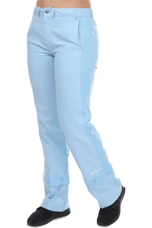 adidas Womens Denim Track Pants in Cotton - Size 12 UK