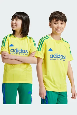 adidas Kids Unisex Tiro Nations Pack Tee - Recycled Material - Size 9-10Y