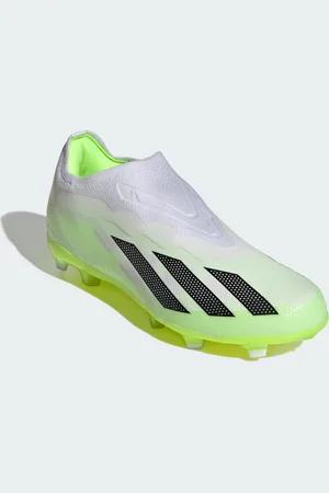 adidas Childrens Unisex X Crazyfast.1 Laceless Firm Ground Boots - - Size UK 10 Kids