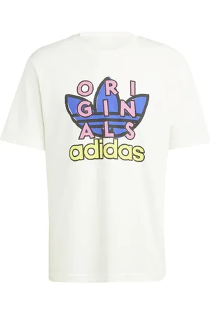 adidas Mens Training Supply Short Sleeve T-Shirt in Off White Cotton - Size X-Small