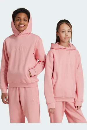 adidas Kids Unisex ALL SZN Graphic Hoodie - Cotton - Size 13-14Y