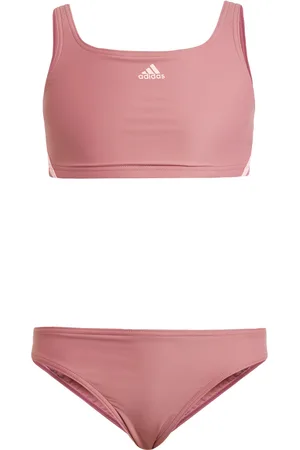 adidas Girls 3-Stripes Bikini - Recycled Material - Size 9-10Y