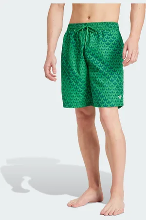 adidas Mens Monogram Swim Shorts - Recycled Material - Size X-Small