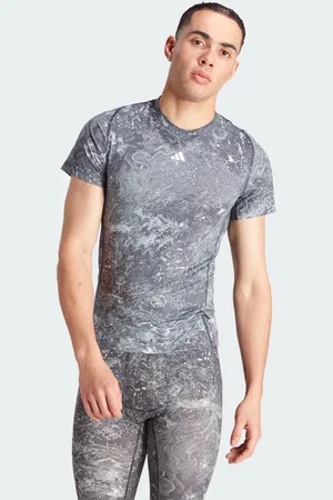 adidas Mens Techfit Training Tee - recycled_material - Size Large