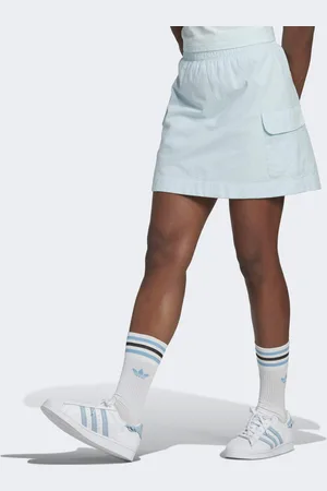adidas Womens Adicolor Classics Poplin Skirt - Cotton - Size 2 UK