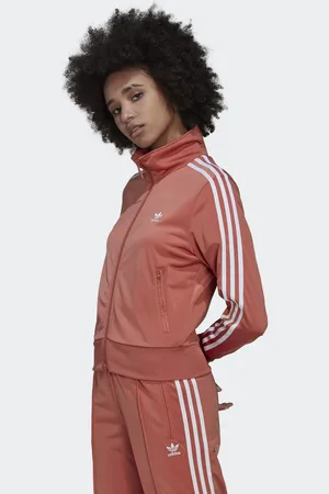 adidas Womens Adicolor Classics Firebird Primeblue Track Jacket - Recycled Material - Size 8 UK