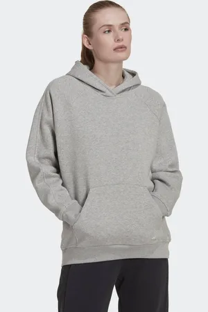 adidas Womens ALL SZN Fleece Boyfriend Hoodie - Cotton - Size X-Small