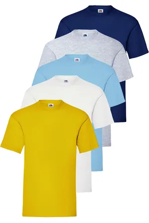 Fruit Of The Loom Mens T-Shirt 5 Pack - Cotton - Size 2XL