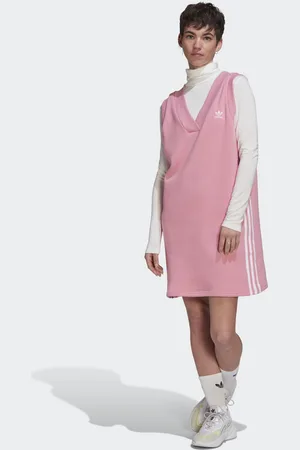 adidas Womens Adicolor Classics Vest Dress - Cotton - Size 4 UK