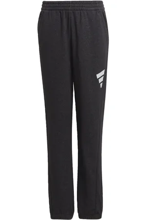 adidas Childrens Unisex Future Icons 3-Stripes Pants - Cotton - Size 9-10Y