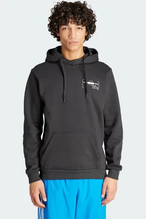 adidas Mens Paris Graphic Hoodie - Cotton - Size X-Large