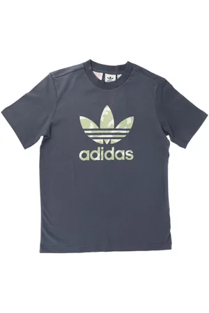 adidas Boys Camo Graphic Tee - Cotton - Size 11-12Y