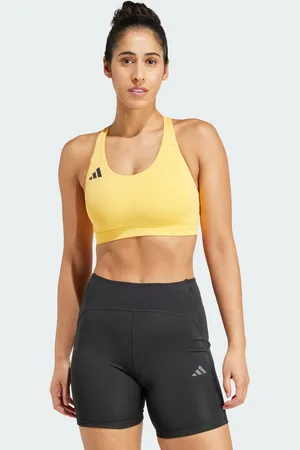 adidas Womens Adizero Essentials Run Medium-Support Bra - Recycled Material - Size 2XS (B)
