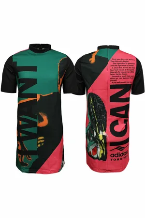 adidas Collective Memories Womens Multicoloured T-Shirt Dress - - Size 6 UK