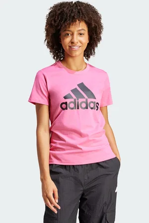 adidas Womens Essentials Logo Tee - Cotton - Size X-Small