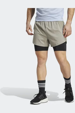adidas Mens Designed 4 Running 2-in-1 Shorts - Recycled Material - Size X-Small