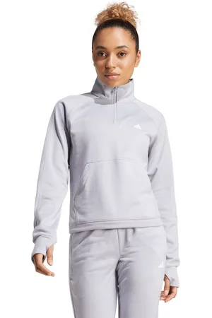 adidas Womens Game & Go 1/4 Zip Top in - Size UK 8-10 (Womens)