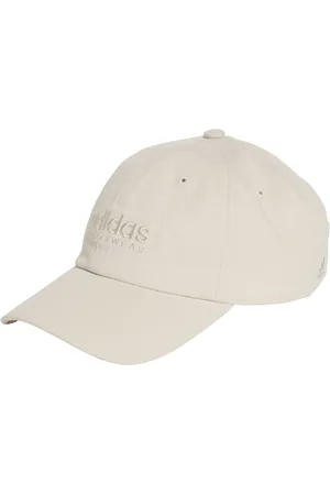 adidas Mens Accessories Sportswear Dad Cap in Beige - Cotton - Size Medium/Large