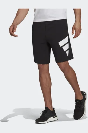 adidas Mens Future Icons Logo Graphic Shorts - Cotton - Size Medium
