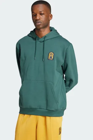 adidas Mens Graphic Hoodie - Cotton - Size Large