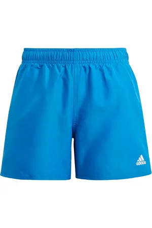 adidas Kids Unisex Classic Badge of Sport Swim Shorts - Recycled Material - Size 15-16Y