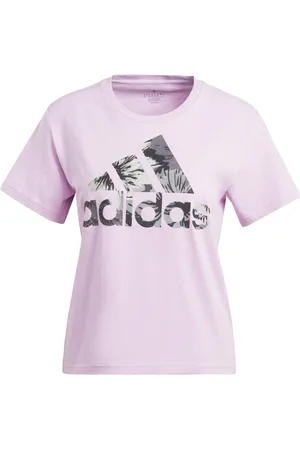adidas Womens Allover Print Regular Tee - - Size Medium