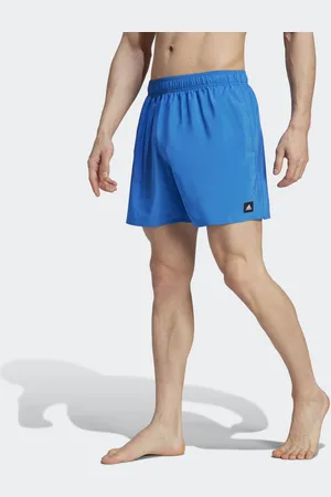 adidas Mens Solid CLX Short-Length Swim Shorts - Recycled Material - Size X-Small
