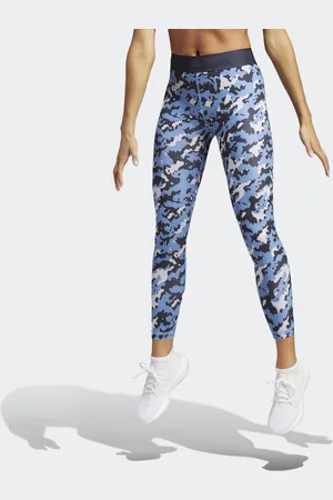 adidas Womens Techfit Camo 7/8 Leggings - recycled_material - Size Small