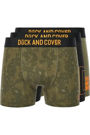 Duck and Cover Mens Alizium Boxer Shorts (Pack of 3) (Multicoloured) - - Size Small