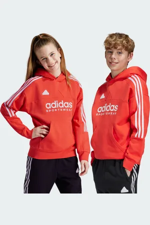 adidas Kids Unisex Tiro Fleece Hoodie - Cotton - Size 11-12Y