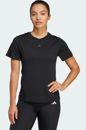adidas Womens Designed For Training HEAT.RDY HIIT Tee - Recycled Material - Size Small