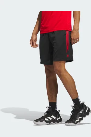 adidas Mens Legends 3-Stripes Basketball Shorts - Recycled Material - Size XL - 5"
