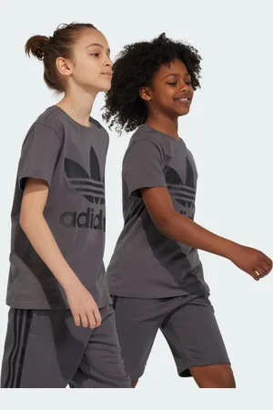 adidas Kids Unisex Trefoil Tee - - Size 8-9Y