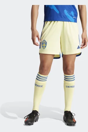 adidas Sweden WoMens Team 23 Away Shorts - Recycled Material - Size Small