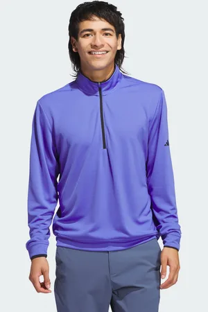 adidas Mens Lightweight Half-Zip Top - Recycled Material - Size X-Large