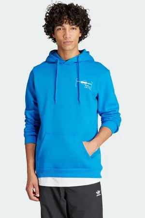 adidas Mens Paris Graphic Hoodie - Cotton - Size X-Small