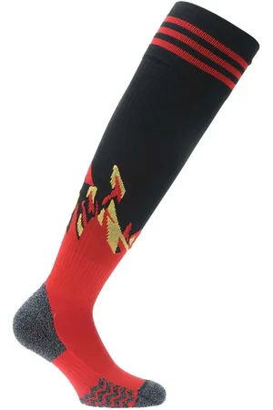 adidas Mens Accessories Multicolour Belgium Socks in yellow - Size UK 5