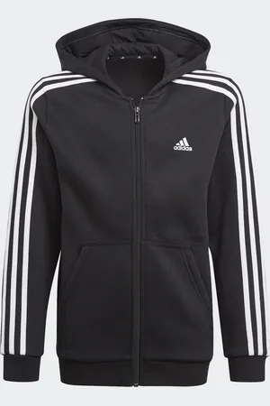 adidas Kids Unisex Essentials 3-Stripes Hoodie - - Size 5-6Y
